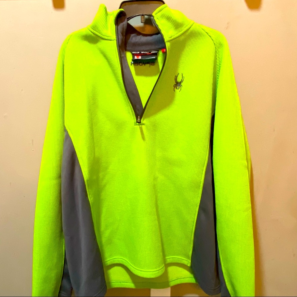 Spyder 1/4 zip mens pullover